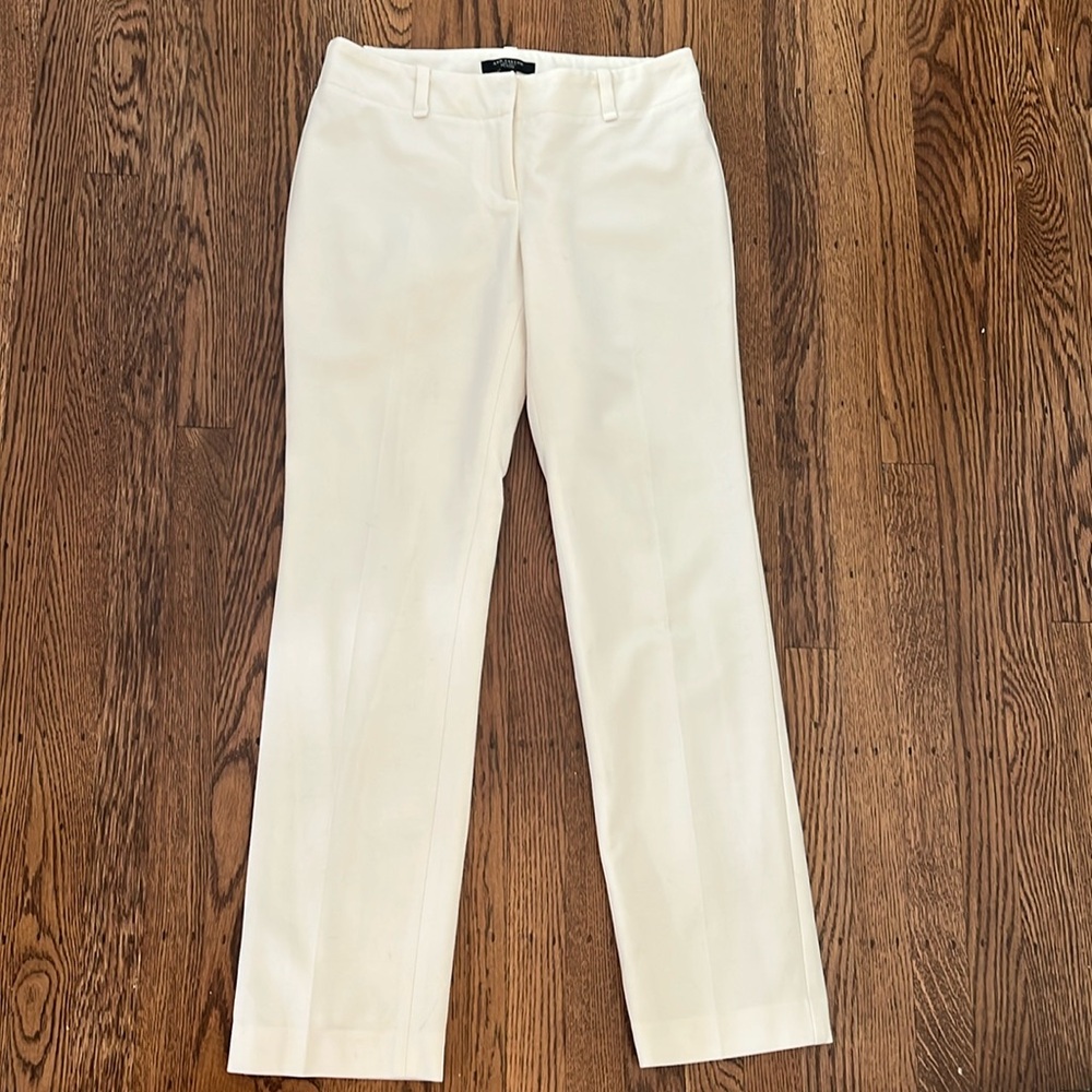 Ann Taylor white dress pants. Size 4 Petit. In good used condition.